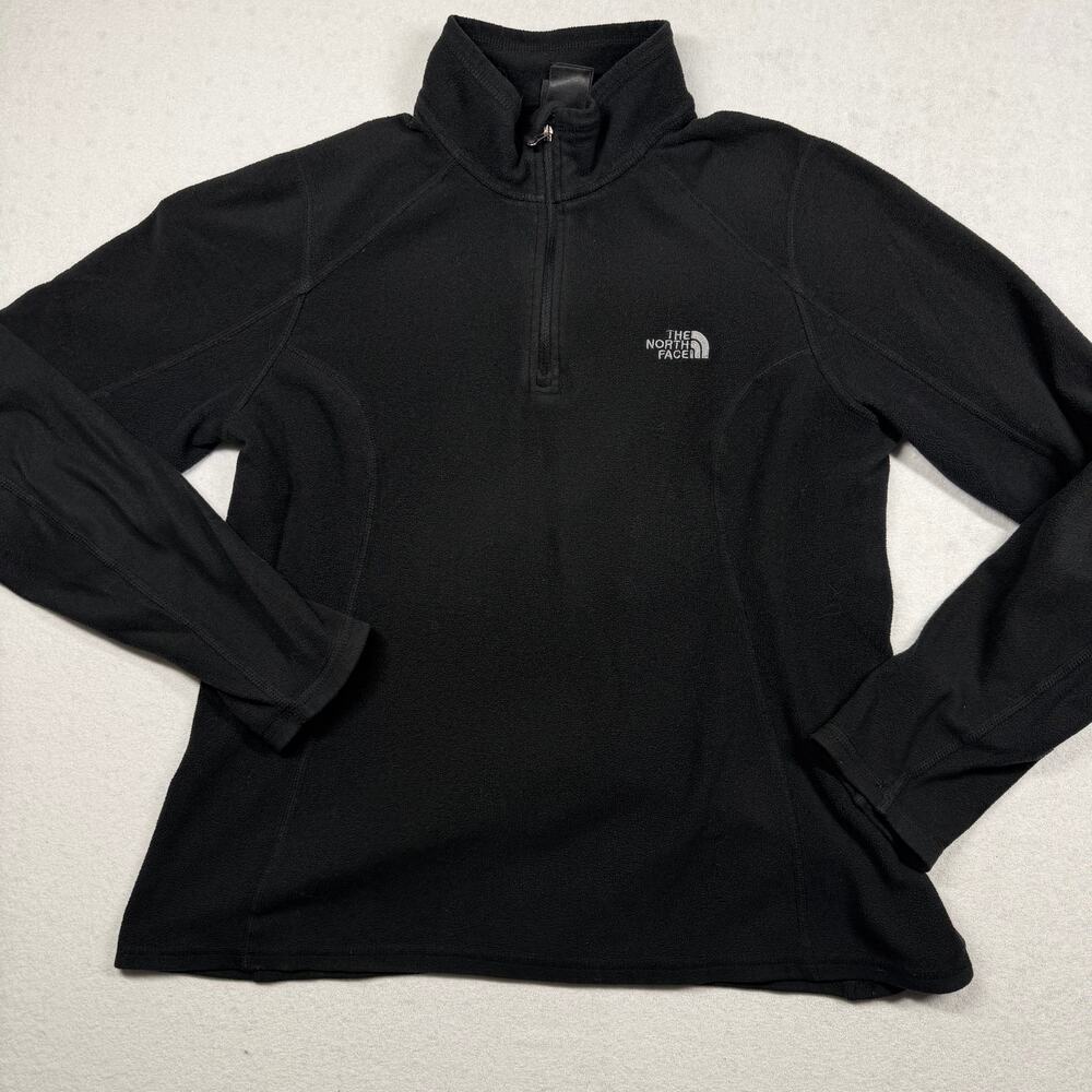 The North Face Women’s Large Black 1/4 Zip Fleece Pullover Jacket Outdoor